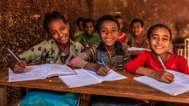 istock African children during the class, East Africa 911432220