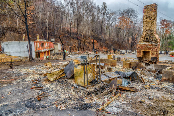 istock Motel Destroyed By Gatlinburg Forest Fire