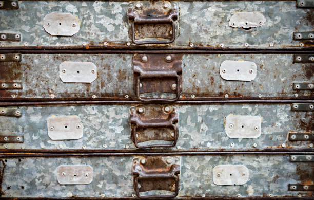 istock Old rustic metal drawer and zinc Texture 911442056