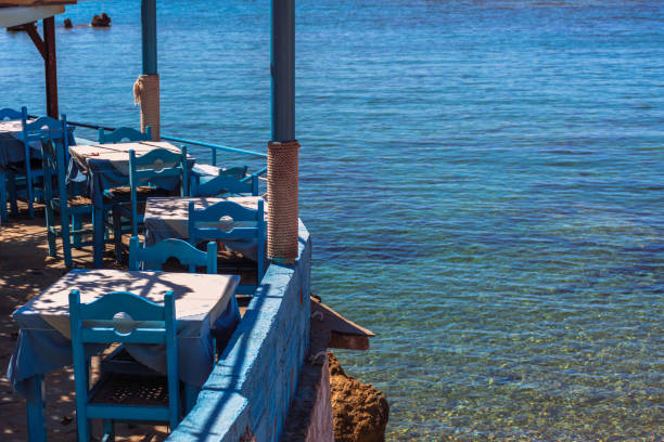 Tavern by the sea in Greece