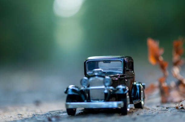 istock Close-up on a vintage car 911456372