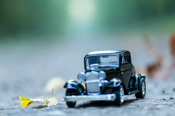 istock Close-up on a vintage car 911456376