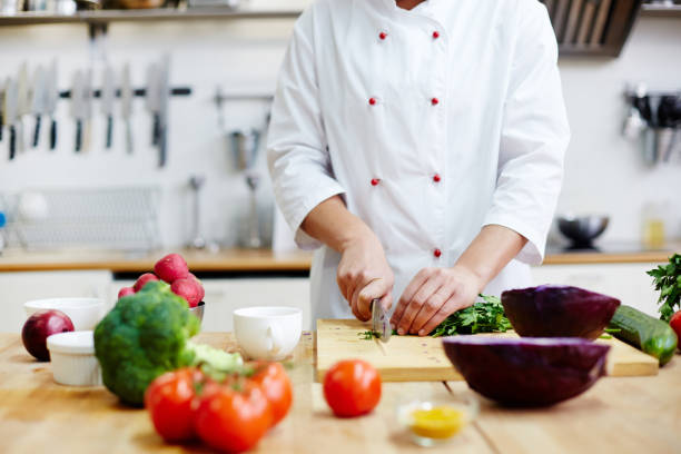 vegetarian cuisine - single step imagens e fotografias de stock