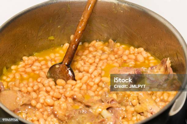 Cassoulet Homemade Stock Photo - Download Image Now - Cassoulet, Bean, Baked