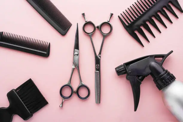 Photo of clippers, hair clippers, hair scissors, haircut accessories