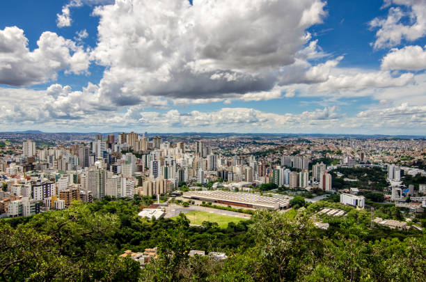 A beautiful city on horizon