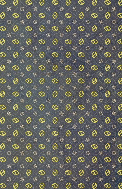 istock Hand drawn purple wallpaper background with an applied paper overlay. 911473704