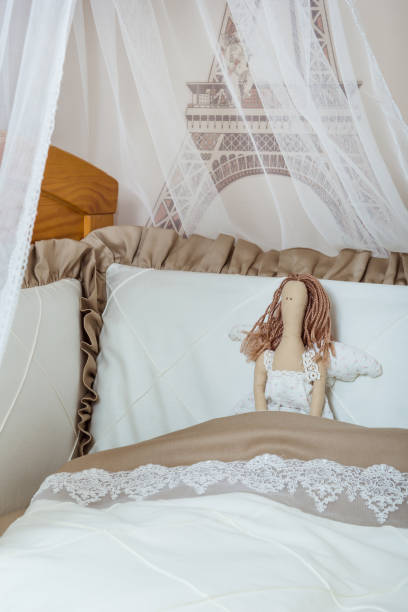 istock Crib in the children's room. 911474014