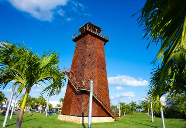 istock Cancun old airport control tower Mexico 911475012