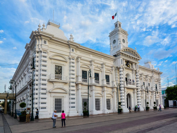 дворец губернатора - эрмосильо, сонора, мексика - sonora state стоковые фото и изображения