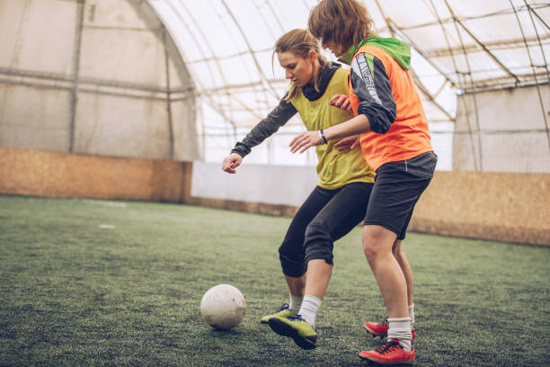 istock Women soccer duel 911497186