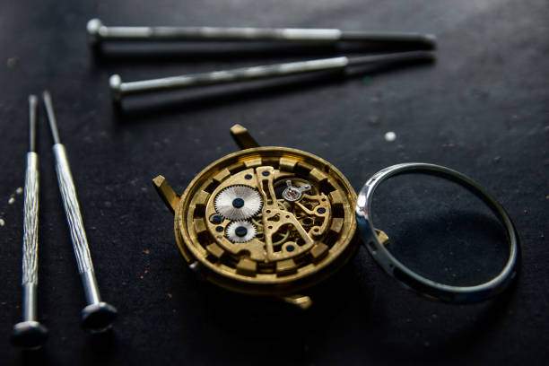 istock Watchmaker's workshop, watch repair 911497854