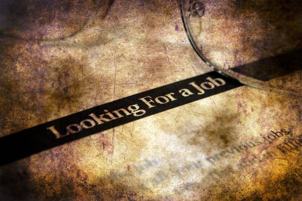 istock Looking for a job grunge concept 911506138