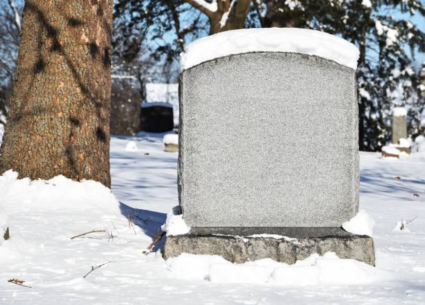 istock Tombstone in the Snow 911510000