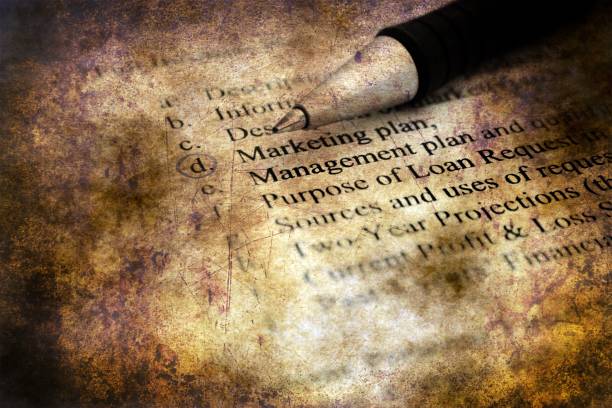 istock Marketing plan grunge concept 911512994