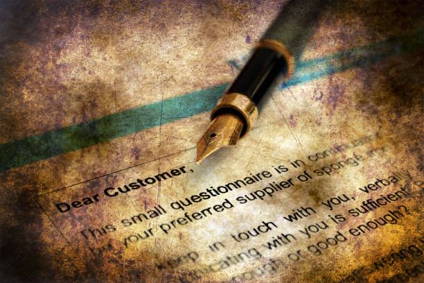 istock Customer letter grunge concept 911513766