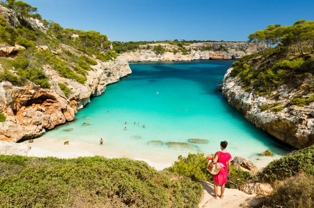 Calo des Moro, Mallorca. Spain Calo des Moro, Mallorca. Spain. One of the most beautiful beaches in Mallorca. balearic islands stock pictures, royalty-free photos & images