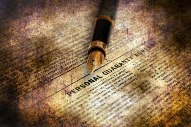 istock Personal guaranty agreement  grunge concept 911514176