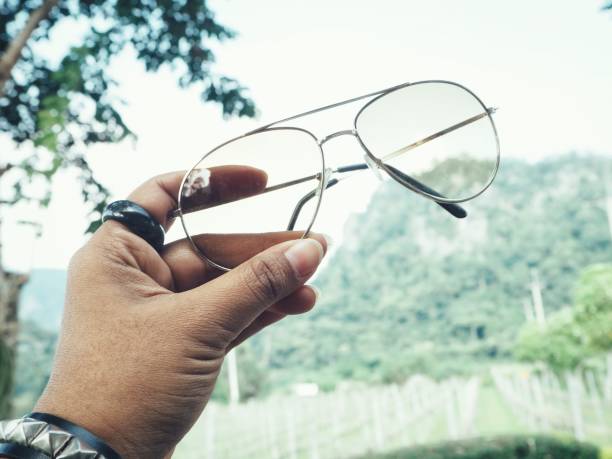 istock Selfie of Sun glasses on hand 911526082