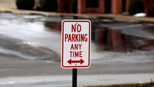 istock No Parking Any Time Sign 911527144