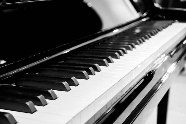 istock Piano keyboard background musical instrument 911535246