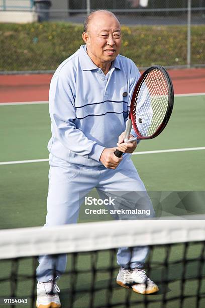 Starszy Tenis Player - zdjęcia stockowe i więcej obrazów Granie - Granie, Senior, Tenis