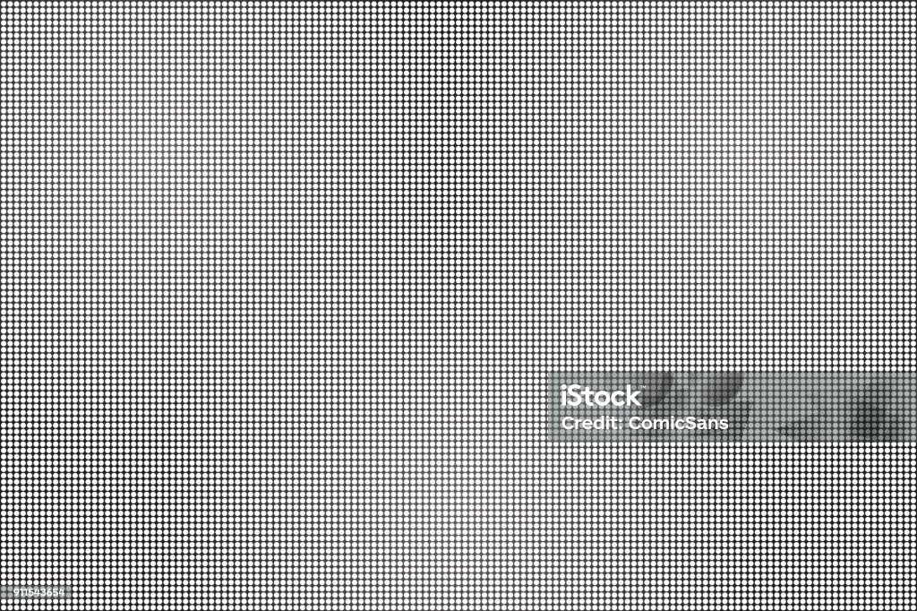 Vector realistic isolated LED screen background for decoration and covering. LED Light stock vector