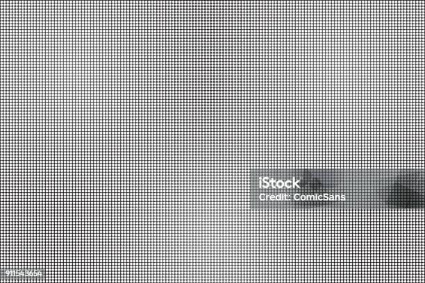 Vector Realistic Isolated Led Screen Background For Decoration And Covering Stock Illustration - Download Image Now