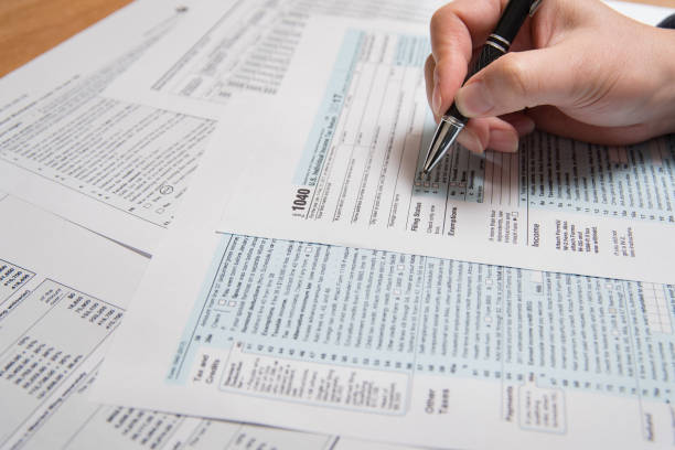 istock USA tax form 1040 911570340