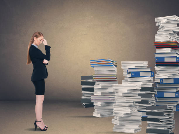 istock Businesswoman in despair 911593268