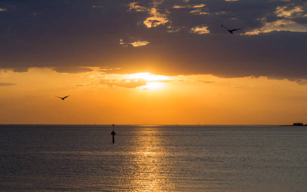 istock Scenic sunset above the sea 911594500