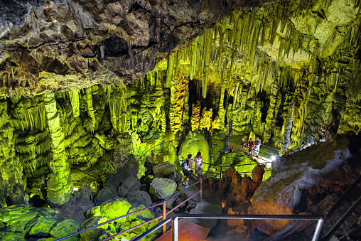 Ancient Minoan sacred  Psychro cave where god Zeus was  born. crete, Greece