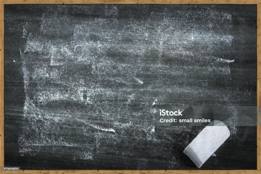 Abstract Blank Chalkboard For Black Background Texture Concept  Advertisement Wallpaper For Text Education Graphic Stock Photo - Download  Image Now - iStock