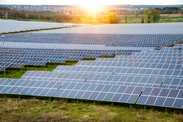 istock Solar panels, photovoltaic - alternative electricity source 911608632