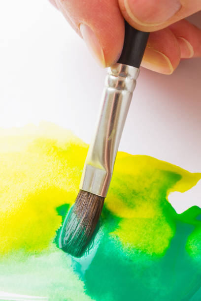 istock Artists paint brush and paint 911612382