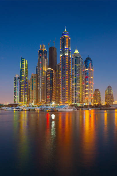istock Nightlife in Dubai Marina. UAE. November 14, 2012 911612528