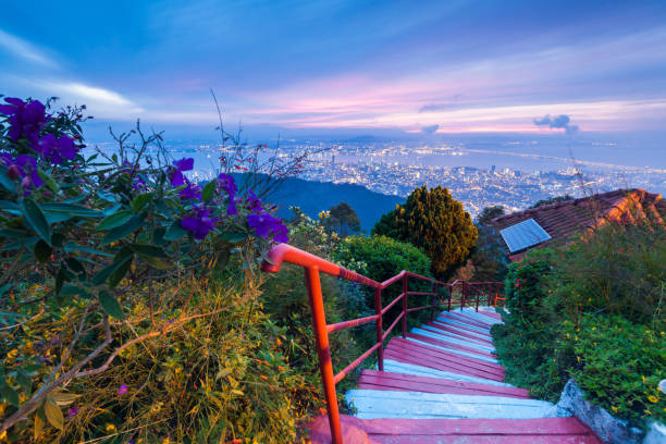 istock George Town City view from Penang Hill during dawn 911612656