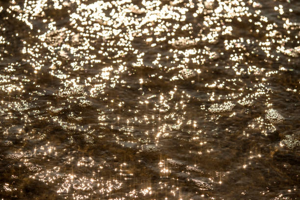 istock Water of the sea with sun reflections 911618586