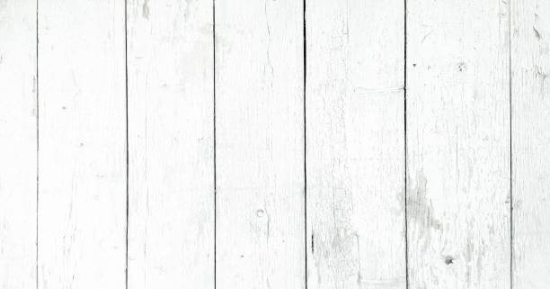 istock Wood texture background, white wood planks. Grunge washed wood wall pattern. 911622560
