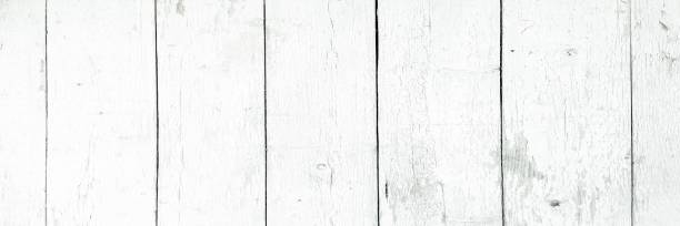 istock Wood texture background, white wood planks. Grunge washed wood wall pattern. 911622638
