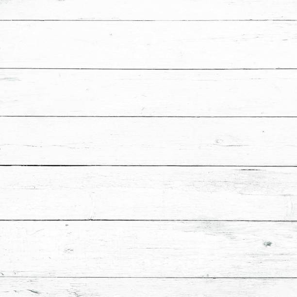 istock Wood texture background, white wood planks. Grunge washed wood wall pattern. 911622740