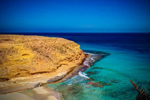 istock Landscape with sand Ageeba beach near Mersa Matruh, Egypt 911630796