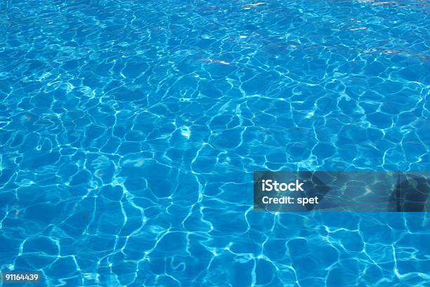 Blue Wasser Oberfläche Stockfoto und mehr Bilder von Abstrakt - Abstrakt, Beleuchtet, Bildeffekt