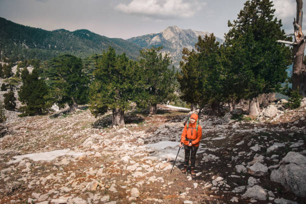 istock Backpacker on the way to Tahtali mountain. Turkey 911645586