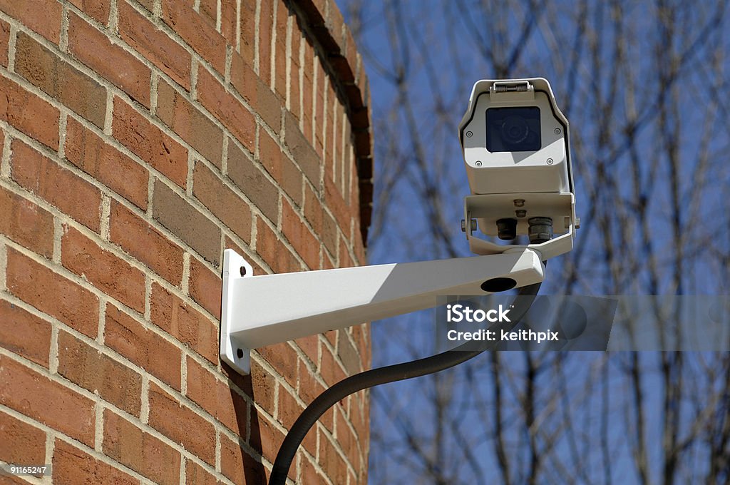 security camera  Big Brother - Orwellian Concept Stock Photo