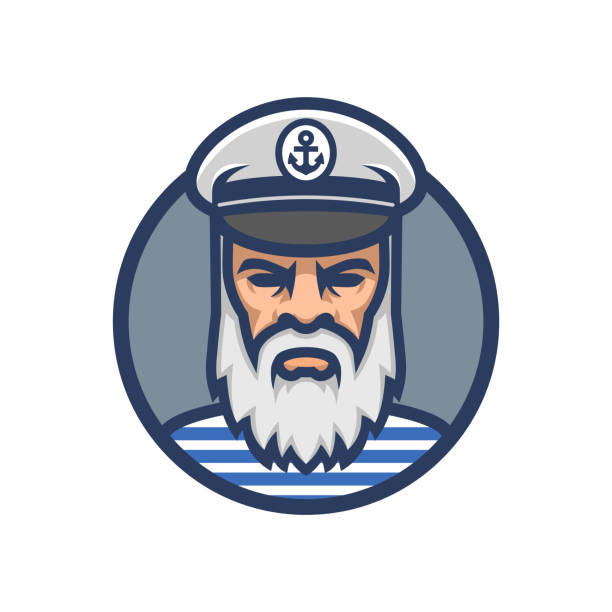 Captain of the ship. Sailor head