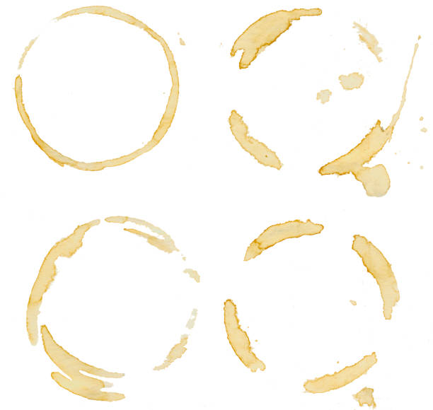 istock marks of coffee cup, stains of coffee 911668244
