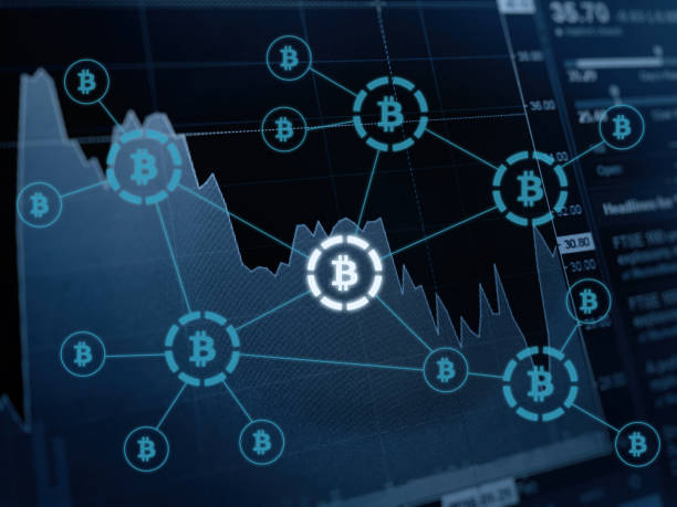 istock Bitcoin crypto currency payment system investment chart 911671030