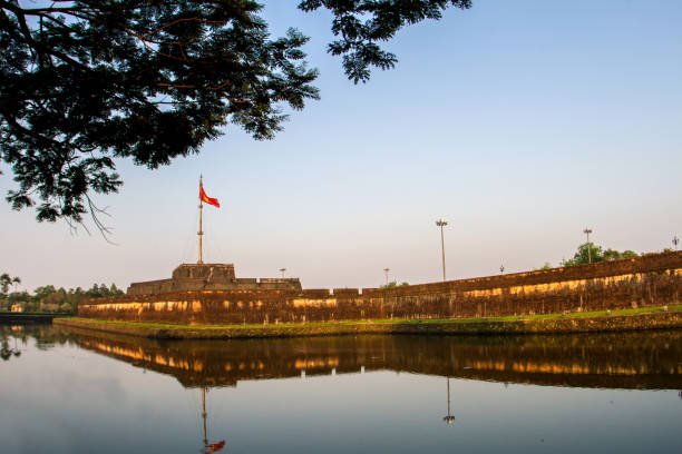 istock Imperial Palace moat,Emperor palace complex, Hue Province. Vietnam 911680134