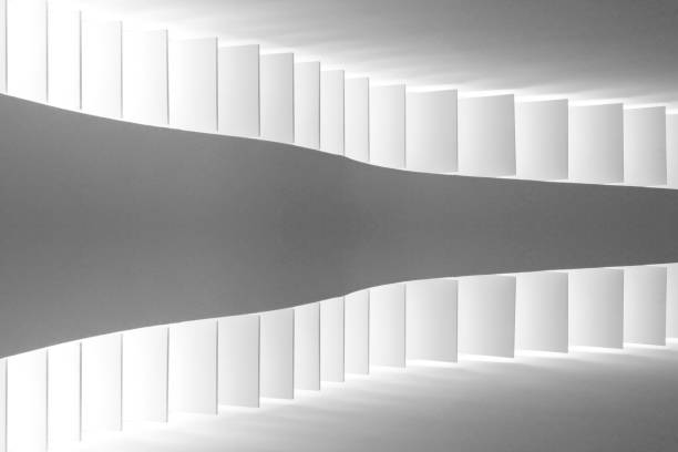 istock Digitally rendered image of architectural / interior fragment resembling staircase with carpet runner 911681178